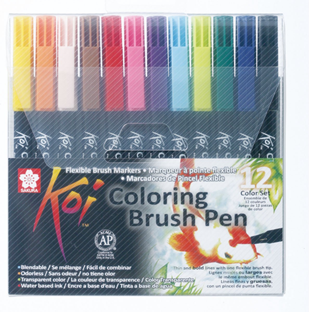 Sakura Koi Coloring Brush Pen set | 12 kleuren