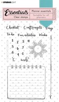 Clear stamps A6 - planner essentials nr. 512