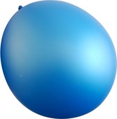 Ballon metallic 30cm-12 2,8g x100 blauw