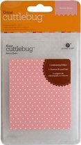 Cuttlebug embossing folder 10,16x13,33cm swiss dots