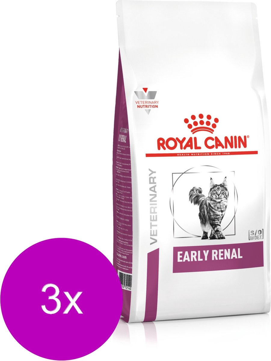 Royal Canin Veterinary Diet Cat Early Renal - Kattenvoer - 3 x 1.5 kg