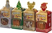 Antos Christmas Snack Box - Hondensnacks - Kip Rund Varken 13 cm 375 g Assorti