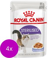 Royal Canin Sterilised In Jelly - Kattenvoer - 4 x 12x85 g