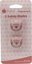 Woodware Reservemesjes - 2 Straight safety blades - For paper trimmer T800