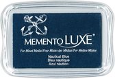 ML-000-607 Memento Luxe inktkussen - Tsukineko - Nautical Blue - stempelinkt donker blauw