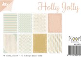 Joy!Crafts Papierset - A4 - 3x4 tweezijdige designs - Holly jolly