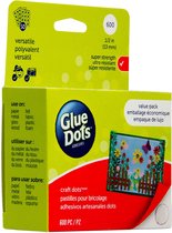 Glue Dots, extra Sterk, craft, 13 mm, 600 stuks, value pack