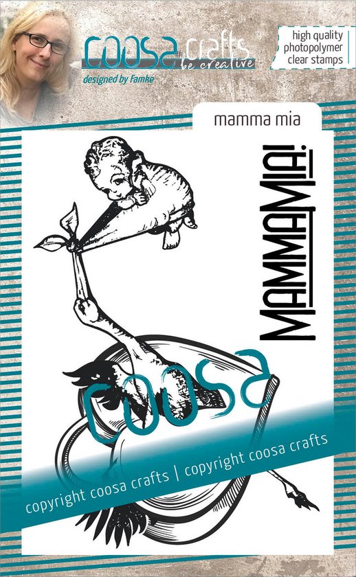 COOSA Crafts • Clear stempel #18 Fusion - mammamia | bol.com