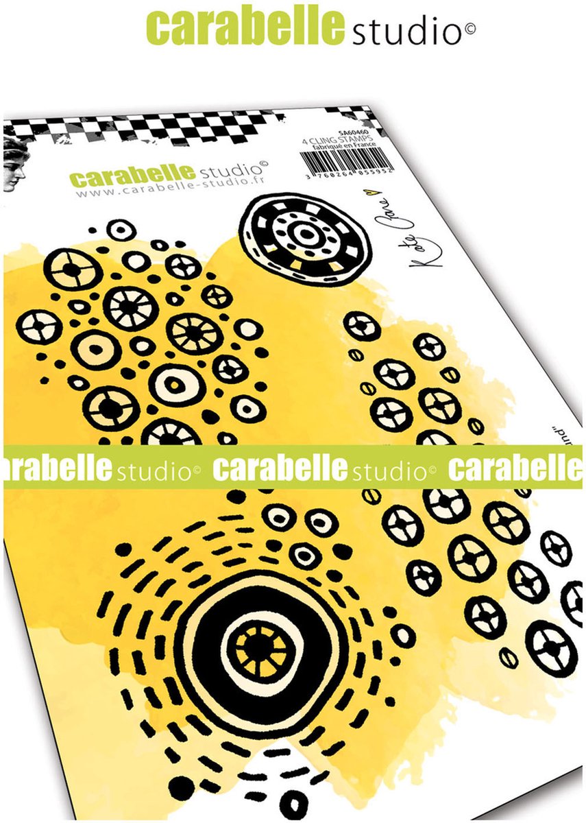 Carabelle Studio Cling stamp - A6 round and around