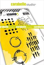 Carabelle Studio Cling stamp - A6 grungy patterns