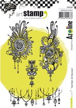 Carabelle Studio Cling stamp - A6 Azo' style art nouveau