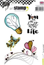 Carabelle Studio Cling stamp - A6 you are my light