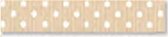 Bo Bunny double dot ribbon 22,8m 9,5mm almond