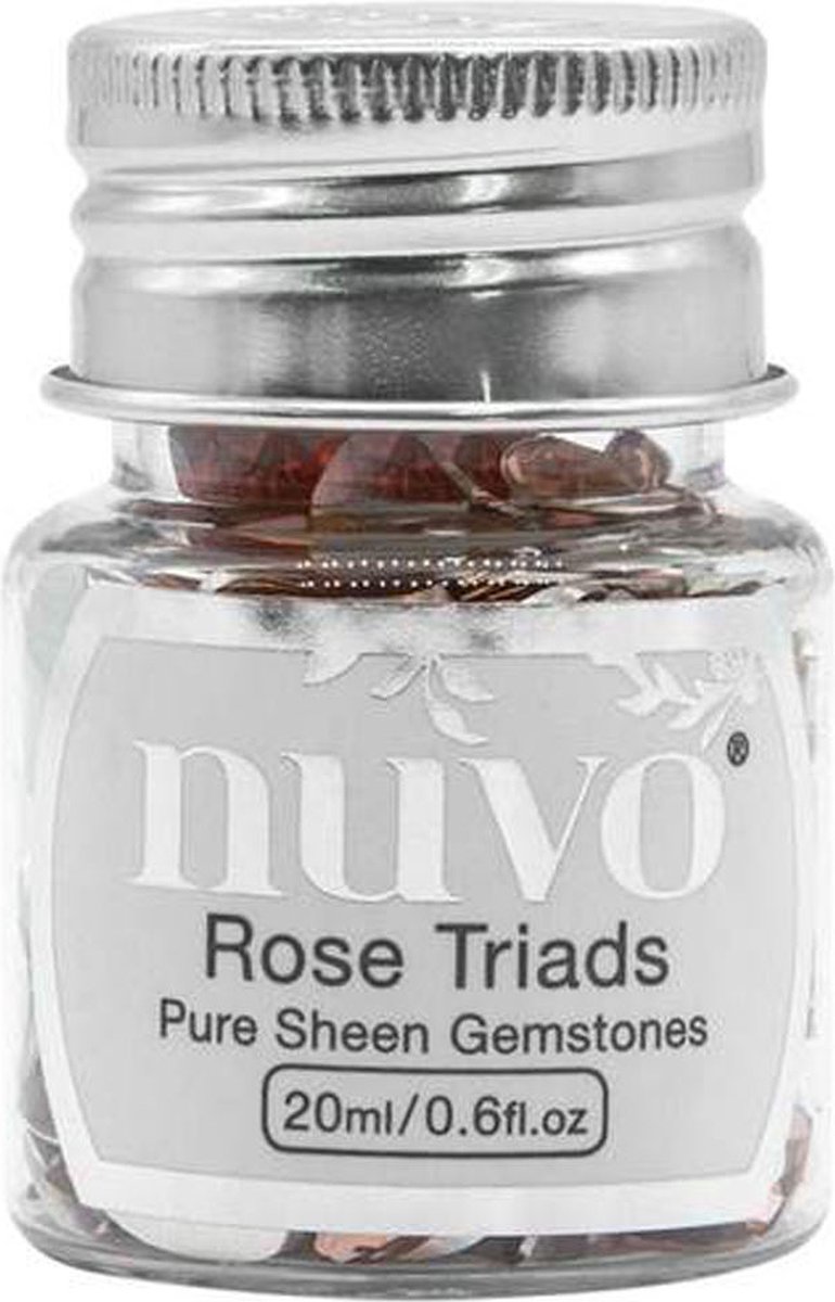 Nuvo Gemstones (ass. sizes) - rose triad 1407N
