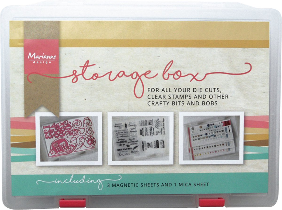 Marianne Design Storage Box met Magnetische en Klevende Sheets