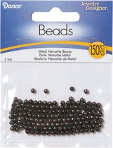 Metal beads 3mm x150 hematite