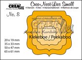 Crealies Crea-Nest-Lies kleine snijmallen - no.8 Kiekeboe 4