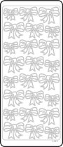 Vaessen Creative Sticker - 10x23cm - 10st - goud strikken