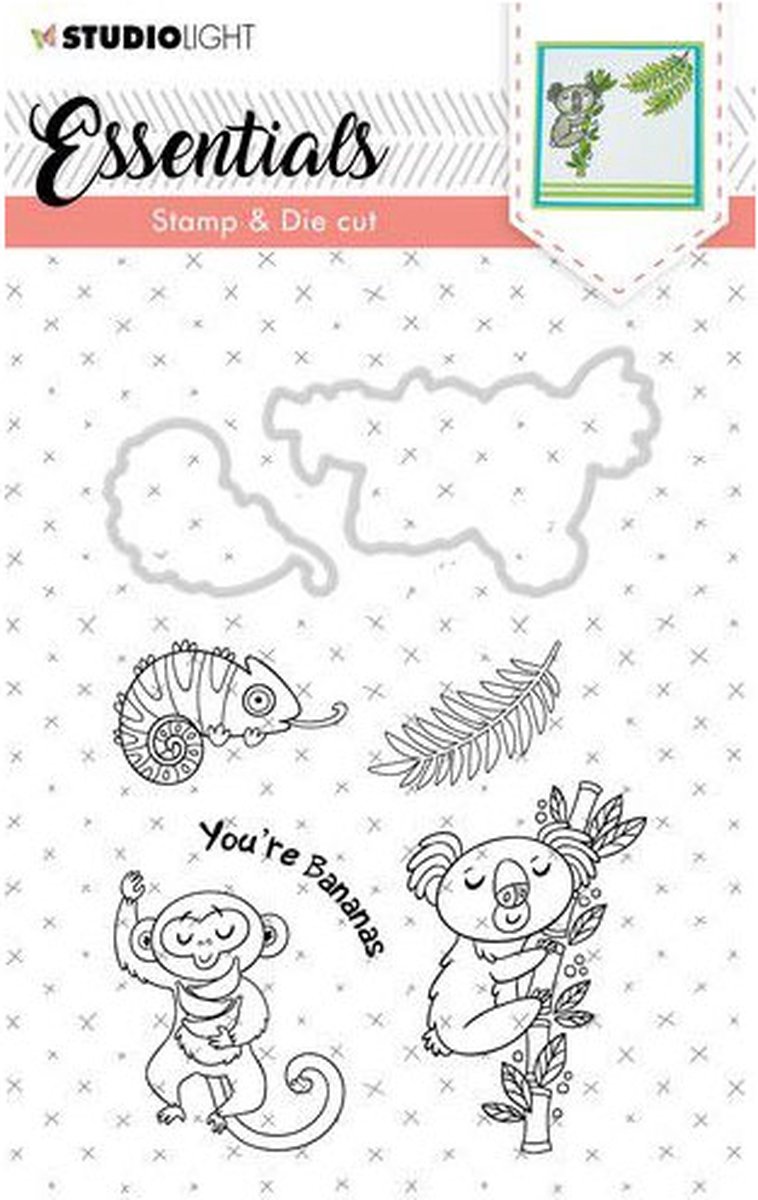 Studio Light Stamp & Die Cut A6 - Essentials - Animals nr 29