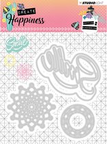 Create Happiness - Embossing Die-cut Stencil - Maak mooie kaarten en andere creatieve projecten