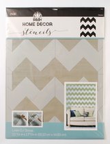 FolkArt • Home Decor Stencil chevron