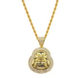 "Budha" Goudkleurige Hanger