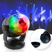 Roterende Discolamp met Zuignap en Schroefbevestiging - ULITE RGB Disco bol