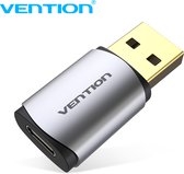 Vention USB naar USB C externe geluidskaart - Geschikt voor USB C koptelefoon/oortjes/speakers