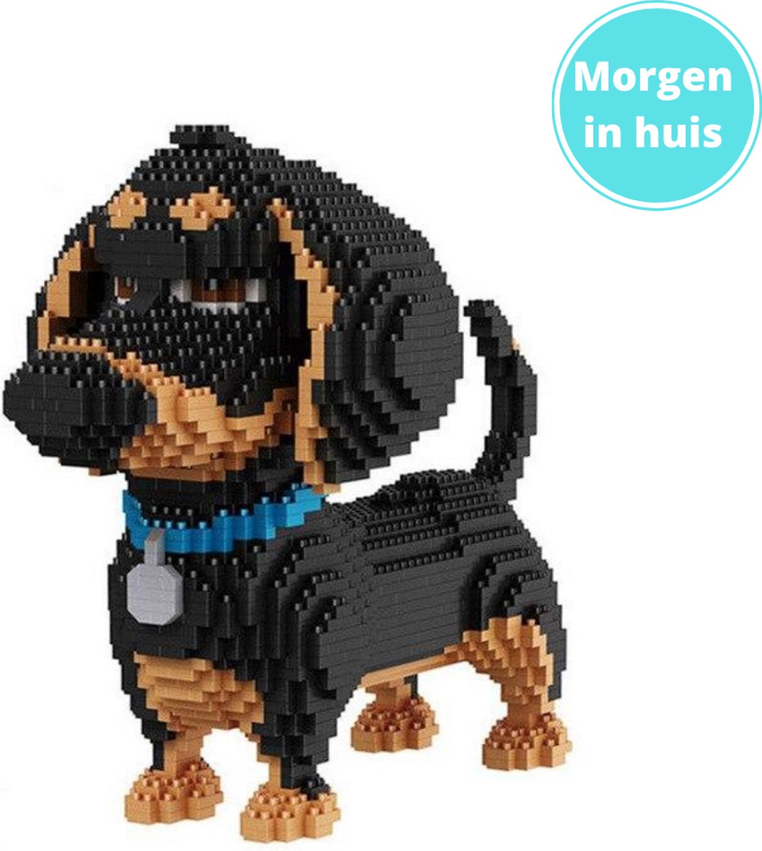 Balody Teckel - Nanoblocks - bouwset / 3D puzzel - 2100 bouwsteentjes