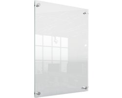 Nobo Premium Plus Wandgemonteerde A3 Poster Frame voor Documenten, Posters - met Hoekmontage - Transparant Acryl