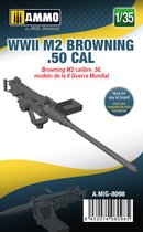 WWII M2 Browning .50 cal - Scale 1/35 - Ammo by Mig Jimenez - A.MIG-8098