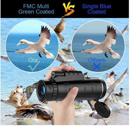 Monoculaire Télescope 100x Avec Trépied Et Pince Pour Smartphone – Jumelles Portables Pour Randonnée