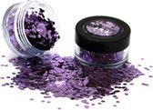 PaintGlow Biodegradable Chunky Glitters - Face jewels - Glitters gezicht - Festival make up - Biologisch afbreekbaar - Parma Violet