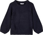 Name it Meisjes Effen Trui Knit Dark Sapphire