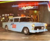 Poster - Auto Chevy - 50 X 40 Cm - Multicolor