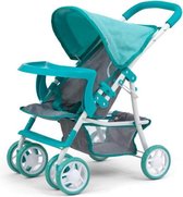 poppenwagen Kate Prestige meisjes 54 cm mintgroen/grijs