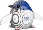 3D-modelbouwpakket pingu√Øn 7-delig wit/blauw