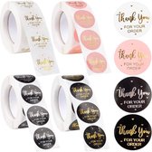 Thank You Stickers - Sluitzegel - Thank you for your order - 2000 Stuks