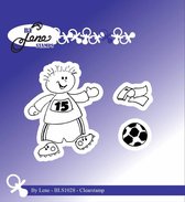 Clear Stamps Boy With Football (BLS1028)