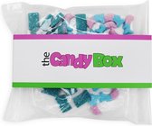 The Candy Box snoep mix snoepzakjes - 'Smurfen op Zee' snoep - 200 gram - Uitdeel en verjaardag cadeau man, vrouw, kinderen - dolfijn - blauw - zoet - zacht