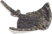 knuffel Mini Flopsie Pijlstaartrog 20,5 cm grijs
