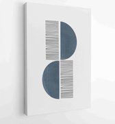 Canvas schilderij - Hand painted illustrations wall arts vector. Surface pattern design. 1 -    – 1857697963 - 40-30 Vertical