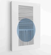 Canvas schilderij - Hand painted illustrations wall arts vector. Surface pattern design. 3 -    – 1857697963 - 115*75 Vertical