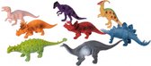 speelfigurenset dinosaurussen 8-delig