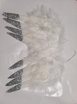 Engelen vleugels - met glitter - 18x15 cm
