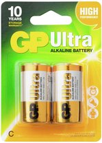 Piles alcalines GP C Ultra Plus - 2 pièces