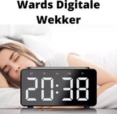 Wards Digitale Wekker - Wireless Charger - LED - Zwart