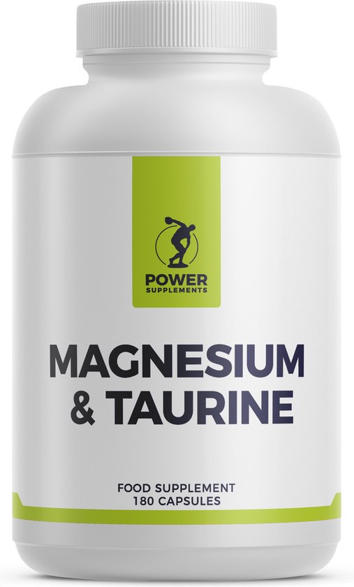 bedrag Puno huurling Power Supplements - Magnesium en Taurine - 180 caps | bol.com