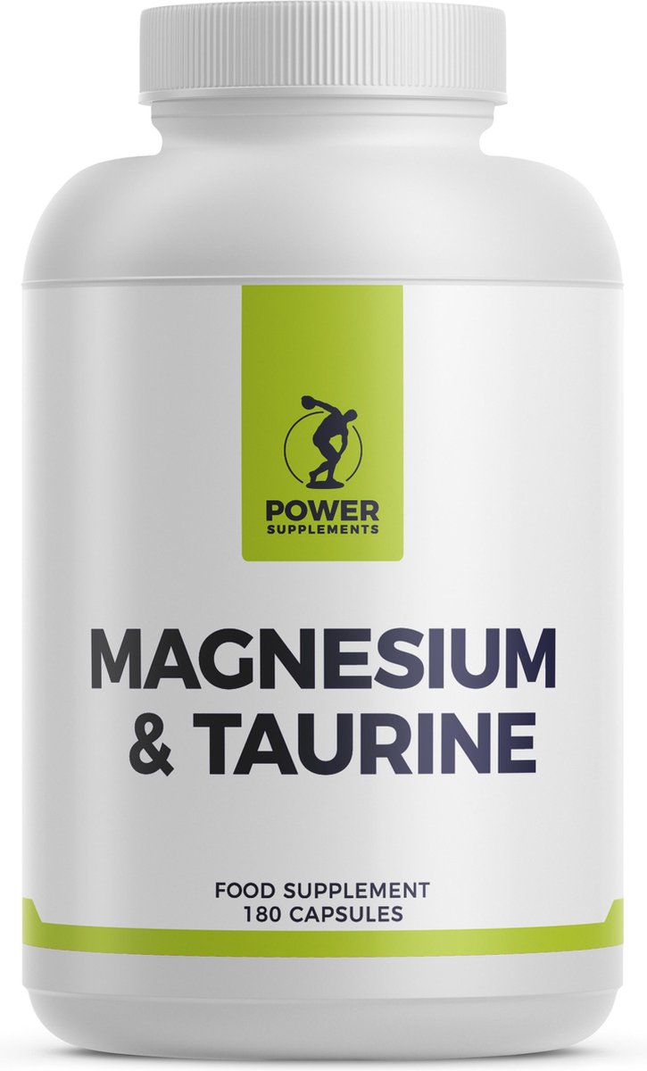 Goedkoopste Power Supplements - Magnesium en Taurine - 180 caps