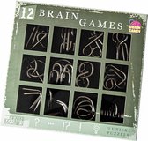 Brain Games giftbox - 3D Puzzels voor volwassenen en kinderen - 12 metalen puzzels - Breinbrekers - Tangle